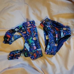 Girls swimsuit - under the sea